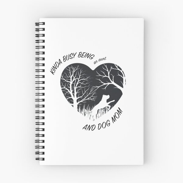 Item preview, Kinda Busy Being An Aunt And Dog Mom (black) designed and sold by OlivDesignsCo.