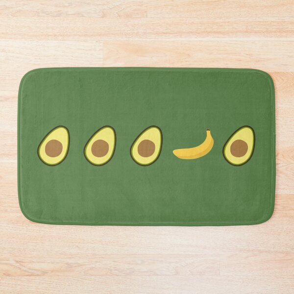 Item preview, Five middle objects avocado and banana pattern 6 designed and sold by LemonCreamyyyy.