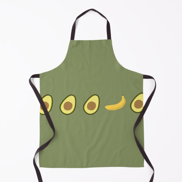 Item preview, Five middle objects avocado and banana pattern 8 designed and sold by LemonCreamyyyy.