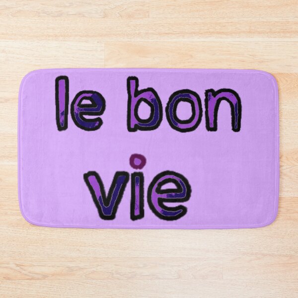 Item preview, The Good Life in French - (Purple) designed and sold by Usagicollection.