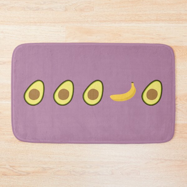 Item preview, Five middle objects avocado and banana pattern 10 designed and sold by LemonCreamyyyy.