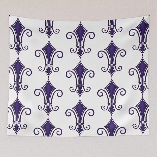 Item preview, Purple Deco Fleur designed and sold by lezell.