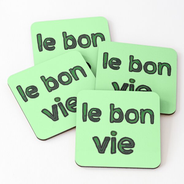 Item preview, The Good Life in French - (Green) designed and sold by Usagicollection.