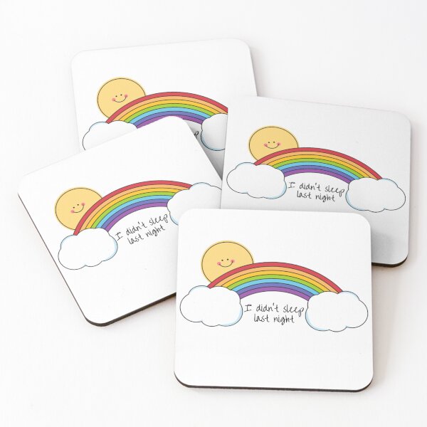 Item preview, I didn't sleep last night rainbow designed and sold by KorokShop.