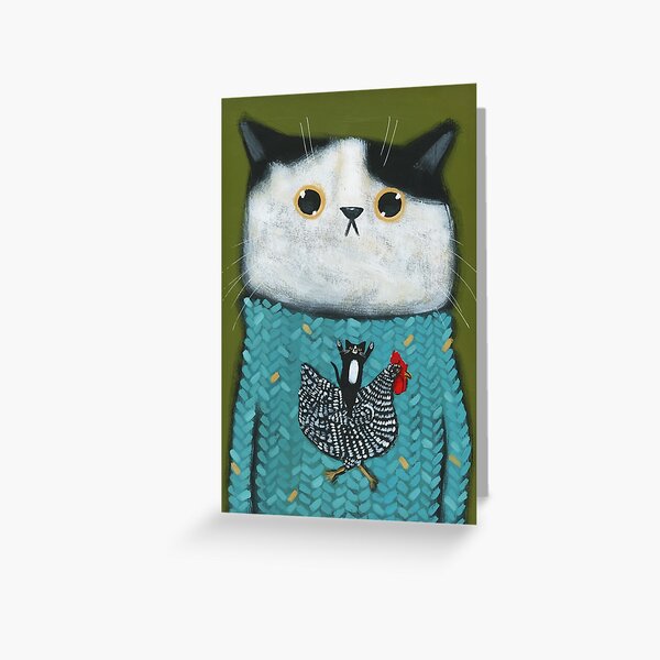 Item preview, Chicken Sweater designed and sold by KilkennyCat Art.