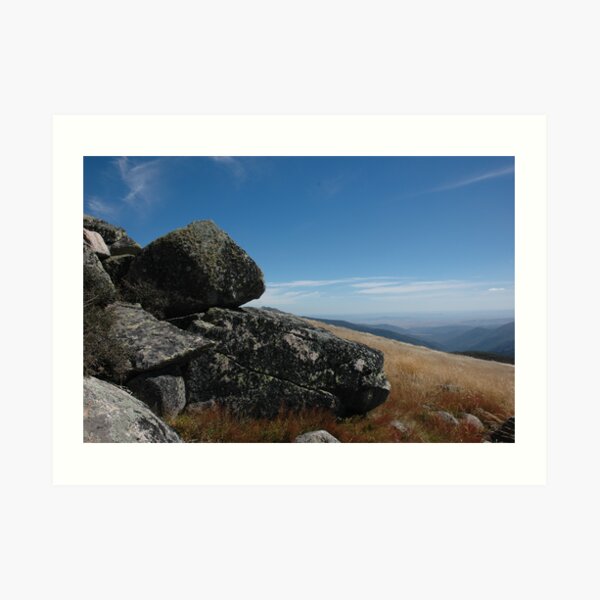 Mt Stirling summit - Victorian High Country Art Print
