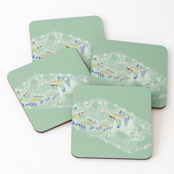 Item preview, Wat Pho Green designed and sold by airlabrador.