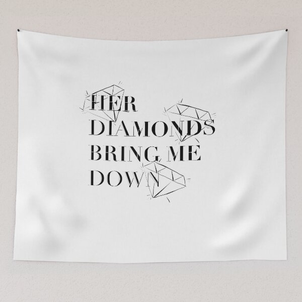 Item preview, Her Diamonds Rob Thomas Lyric Art designed and sold by DesignsbyEvelyn.