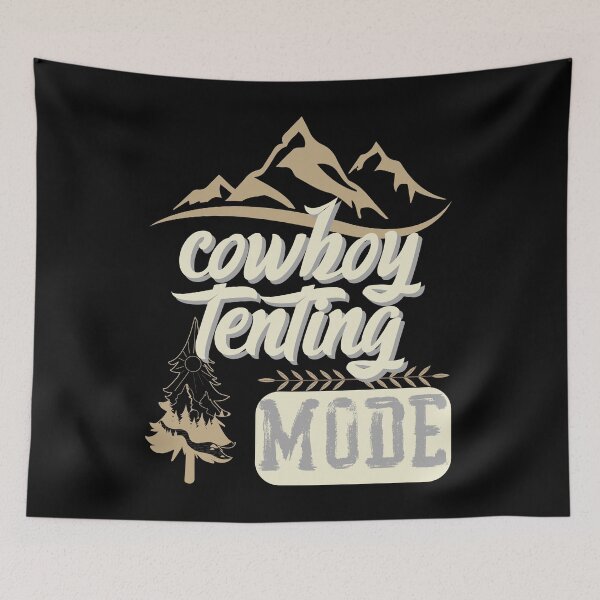 Item preview, cowboy tenting Mode, forest river sun inside tree pine designed and sold by movie-popcorn.
