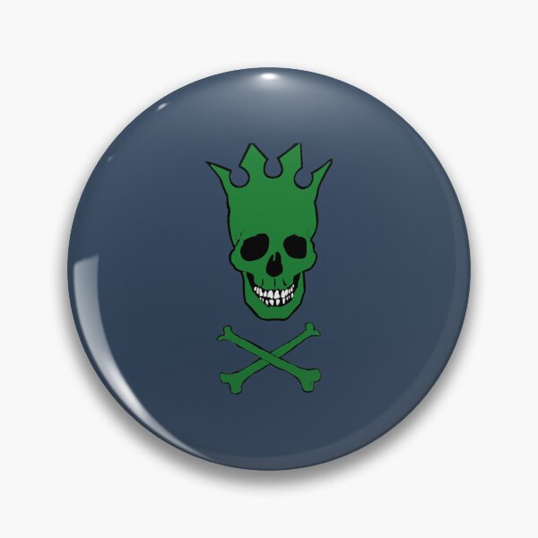 Item preview, green skull   designed and sold by Loveandfunnys.