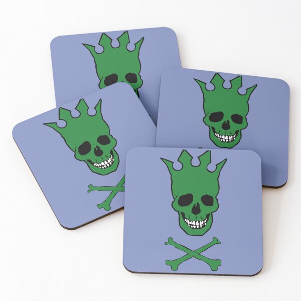 Item preview, cráneo verde designed and sold by Loveandfunnys.