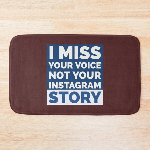 Item preview, I miss your voice designed and sold by Loveandfunnys.