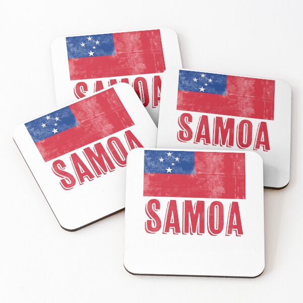 Item preview, Flag of Samoa "Grunge" look. designed and sold by KTSubz Faith & Fun Designs.