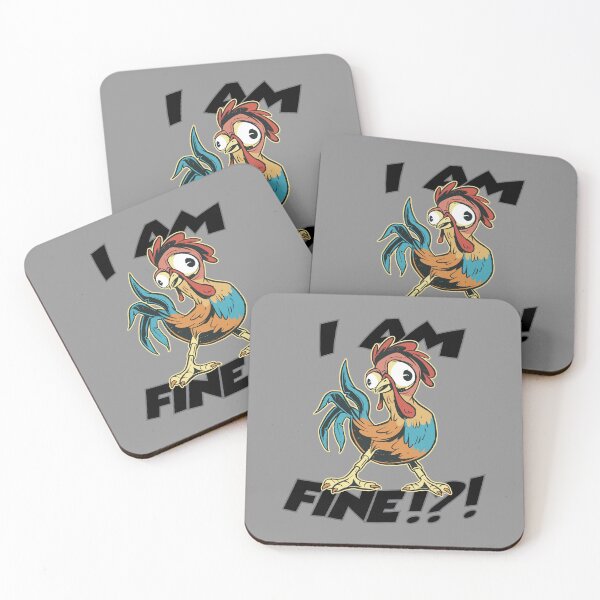 Item preview, I'm Fine chicken  designed and sold by Fathom204.