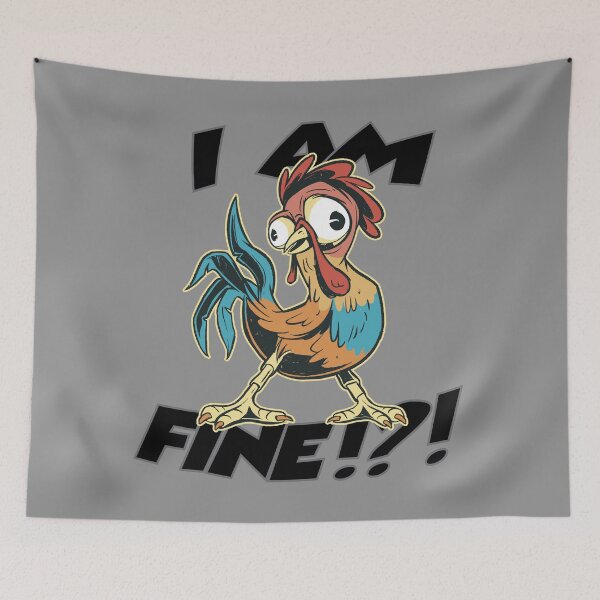 Item preview, I'm Fine chicken  designed and sold by Fathom204.