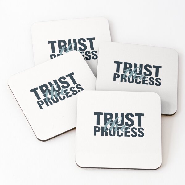 Item preview, Simple Three Word Quotes: Trust The Process Typography designed and sold by Viability Creative.