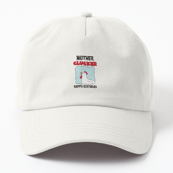 Item preview, Happy Birthday Mother Clucker!! Funny Chicken Birthday Pun designed and sold by JuxtaJoy Studios.