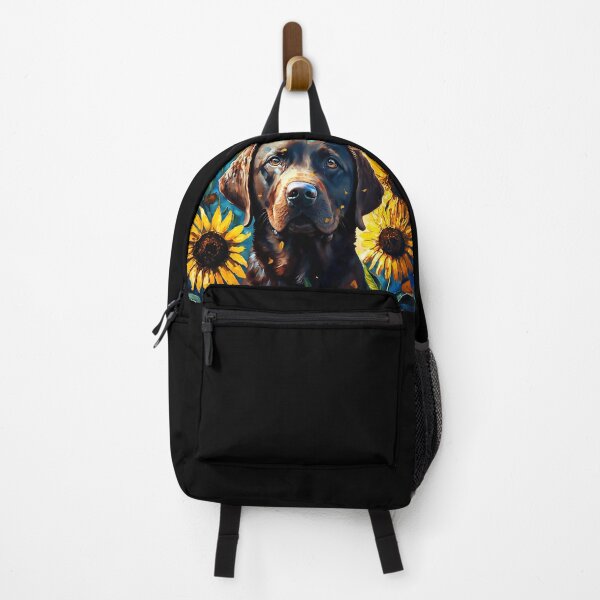 Artikelvorschau, Schokoladen-Labrador-Sonnenblumen, niedlicher brauner Labrador entworfen und verkauft von Orianah.