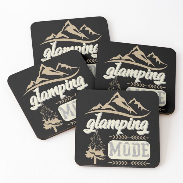 Item preview, glamping Mode, forest river sun inside tree pine designed and sold by movie-popcorn.