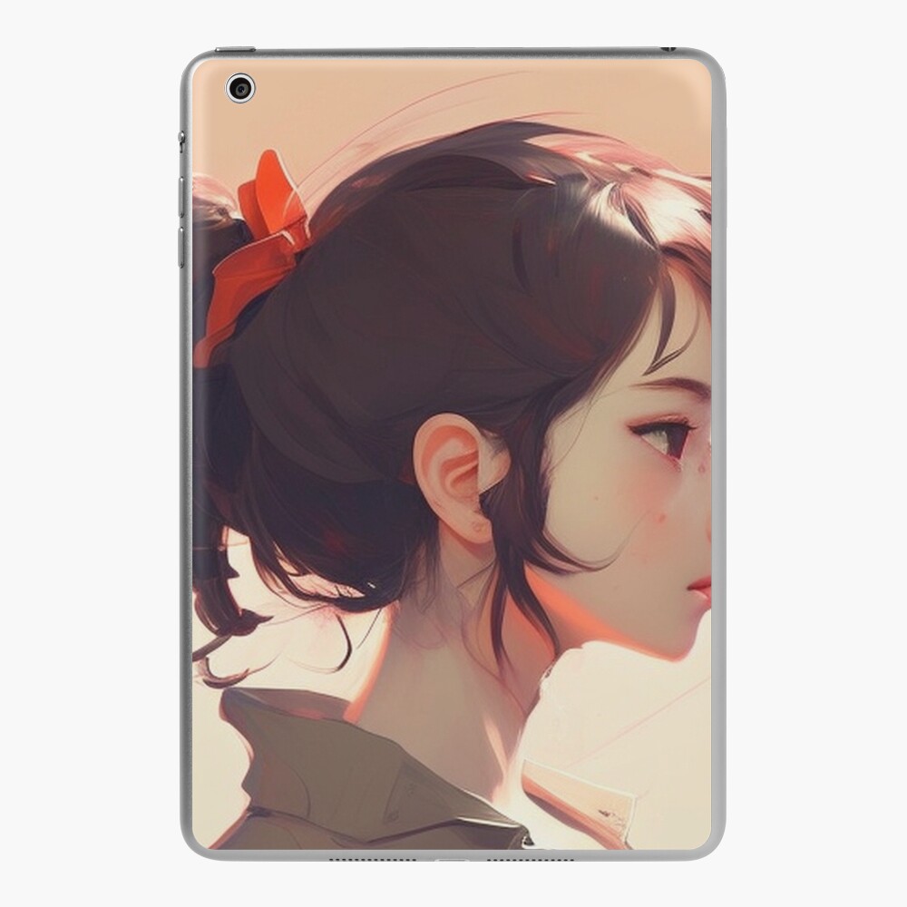 Cute anime girl profile iPad Case & Skin for Sale by emai-art