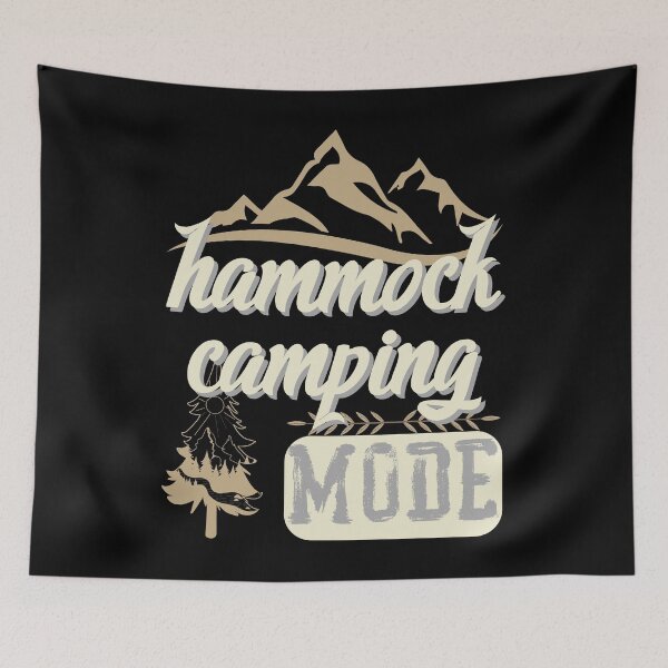 Item preview, hammock camping Mode, forest river sun inside tree pine designed and sold by movie-popcorn.
