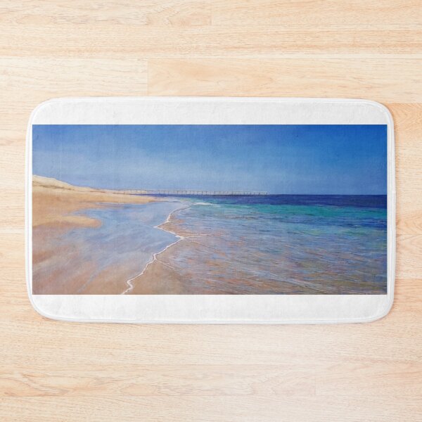 Item preview, Jetty in distance at Port Noarlunga designed and sold by ChristineDavisArt.
