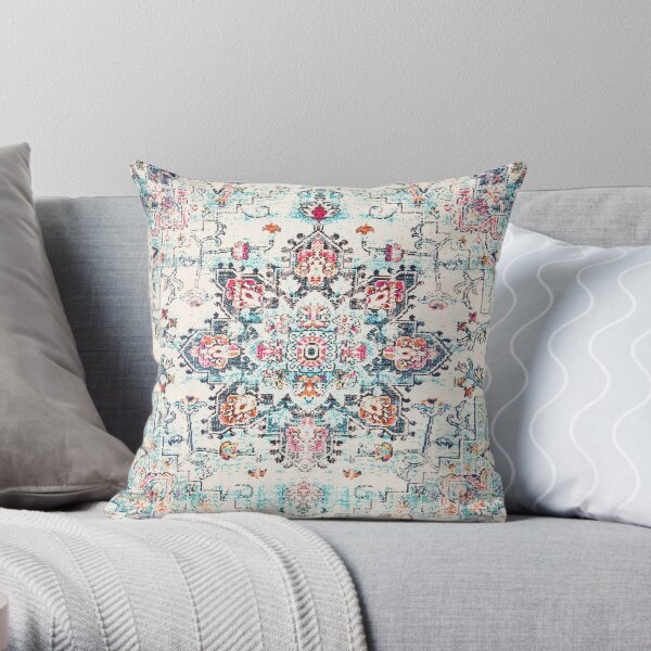 Heritage Oriental Traditional Vintage Moroccan Style Throw Pillow
