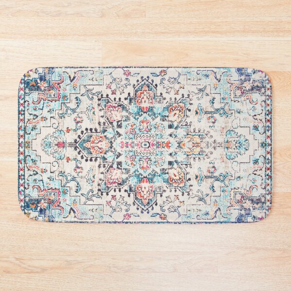 Heritage Oriental Traditional Vintage Moroccan Style Bath Mat
