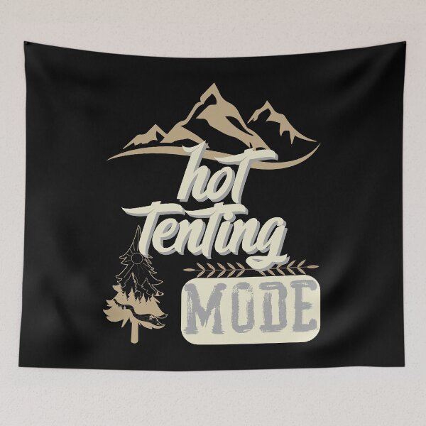 Item preview, hot tenting Mode, forest river sun inside tree pine designed and sold by movie-popcorn.
