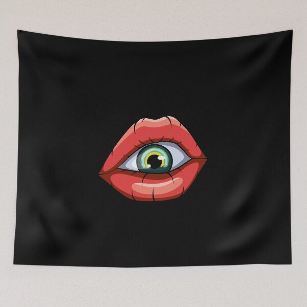 Item preview, Eyeball Looking Through Lips designed and sold by Rachael  Genes.