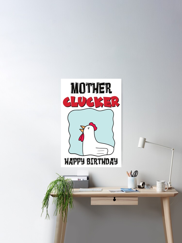 Chicken Mom Card, Pun Mothers Day Card, Funny Mom Birthday Card