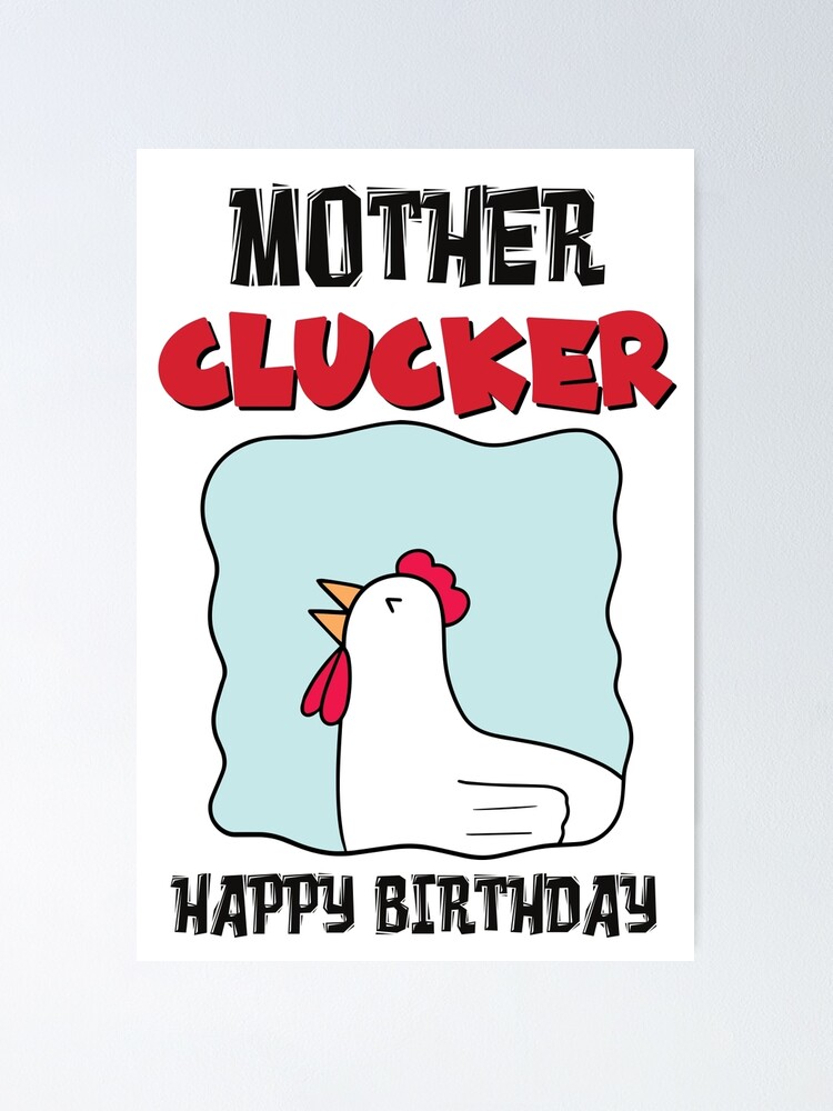 Chicken Mom Card, Pun Mothers Day Card, Funny Mom Birthday Card