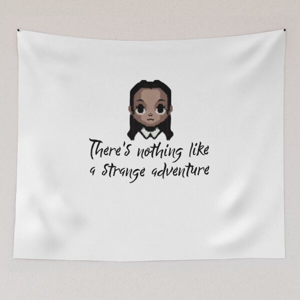 Item preview, Pixelart design of Wednesday Adams and phrase designed and sold by Georgeox.