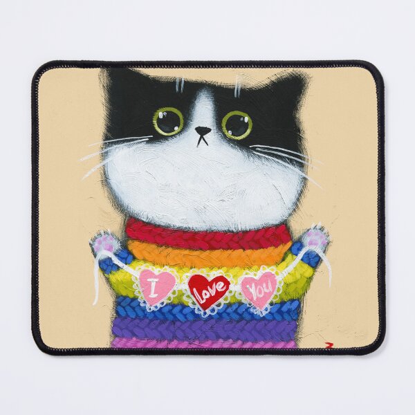 Item preview, Love You Kitty designed and sold by KilkennyCat Art.
