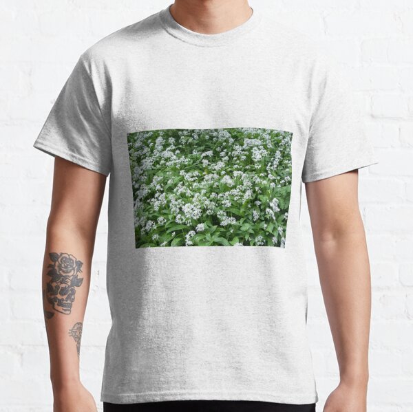 Up Close to Wild Garlic Flowers Classic T-Shirt