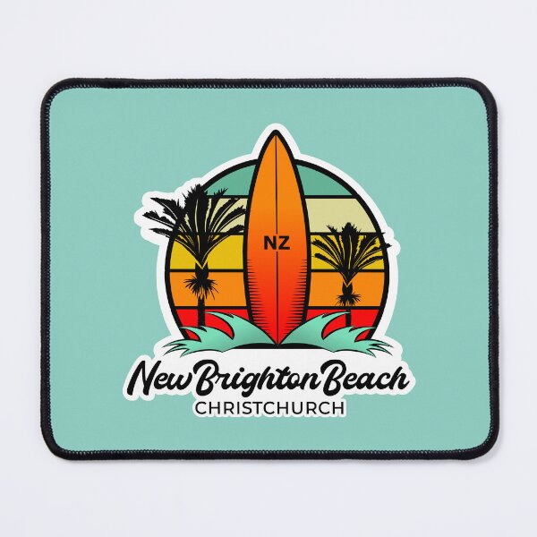 Item preview, New Brighton Beach, Surf Design, Christchurch, New Zealand designed and sold by Kiwidom.