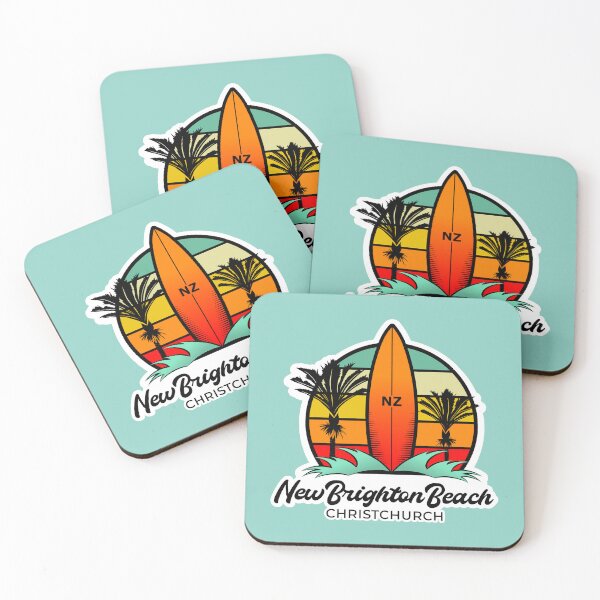Item preview, New Brighton Beach, Surf Design, Christchurch, New Zealand designed and sold by Kiwidom.