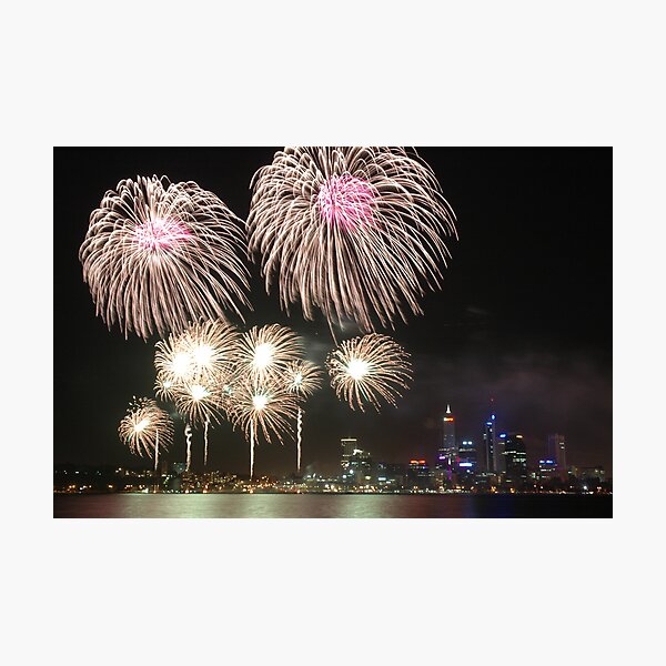Item preview, Australia Day fireworks in Perth, 2008 designed and sold by Adam Branford.