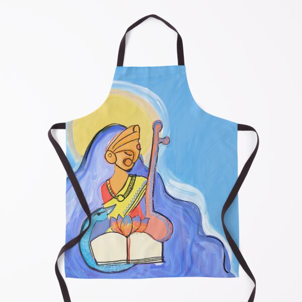 Item preview, Godess saraswati painting | Goddess saraswati abstract painting designed and sold by KARTICK DUTTA.