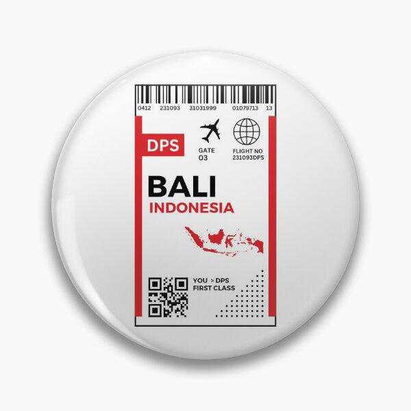 Item preview, Bali Flight Ticket Boarding Pass Travel designed and sold by Supra Designs.