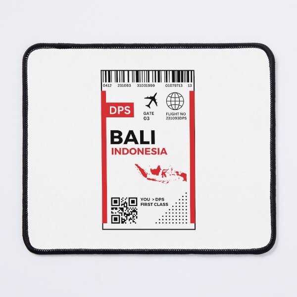 Item preview, Bali Flight Ticket Boarding Pass Travel designed and sold by Supra Designs.