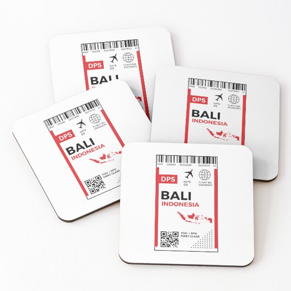 Item preview, Bali Flight Ticket Boarding Pass Travel designed and sold by Supra Designs.