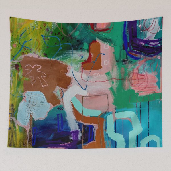 Item preview, Colorful, Abstract Art, Contemporary Art, Abstraction designed and sold by DoraWoodrumArt.
