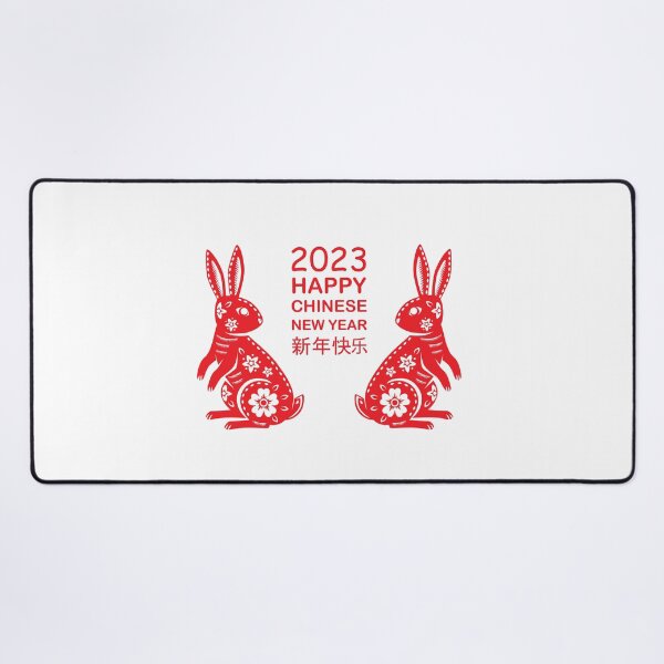 Item preview, Year of the Rabbit 2023 - Chinese New Year - Red Rabbits designed and sold by AhmedBuhaisi.
