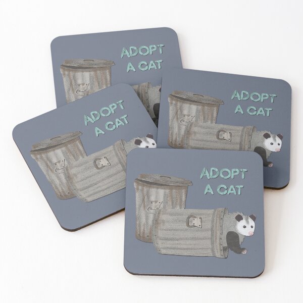 Item preview, Adopt a cat paper craft opossum  designed and sold by BlackSquirrelCC.