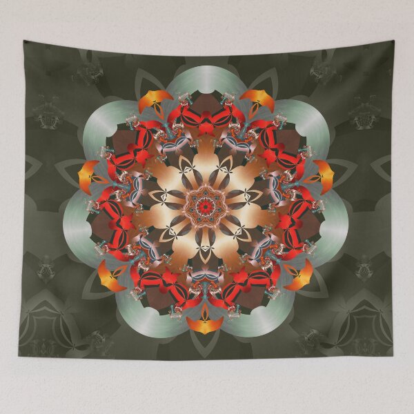 Item preview, Enlighten Mandala designed and sold by Kelly Dietrich Mandala & Fractal Art.