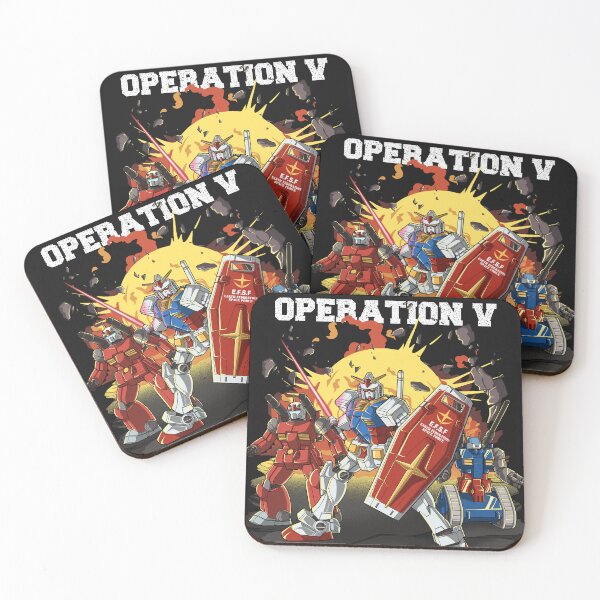 Item preview, Operation V Gundam T-shirt Design designed and sold by namanyapod.