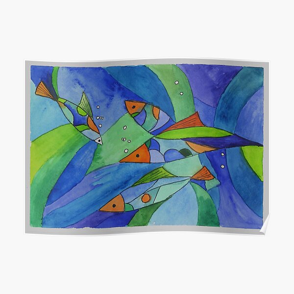 abstraction. fish Poster