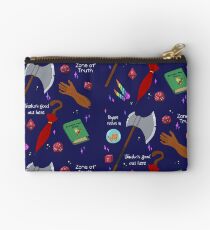 TAZ Pattern in Blue Studio Pouch