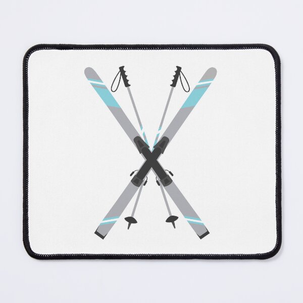 Item preview, Crossed Skis with ski poles designed and sold by Kaleb Ahrens.